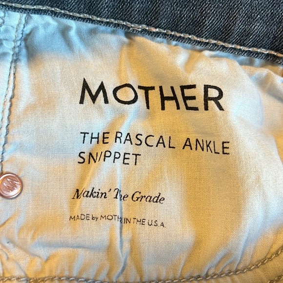 MOTHER The Rascal Ankle Snippet Jeans, Size 27 - Picture 7 of 7